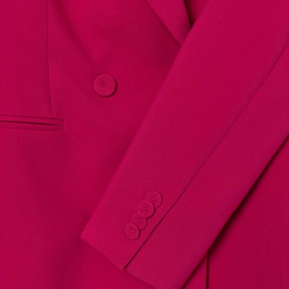 Double Breasted Pink Blazer - Picture 5 of 5